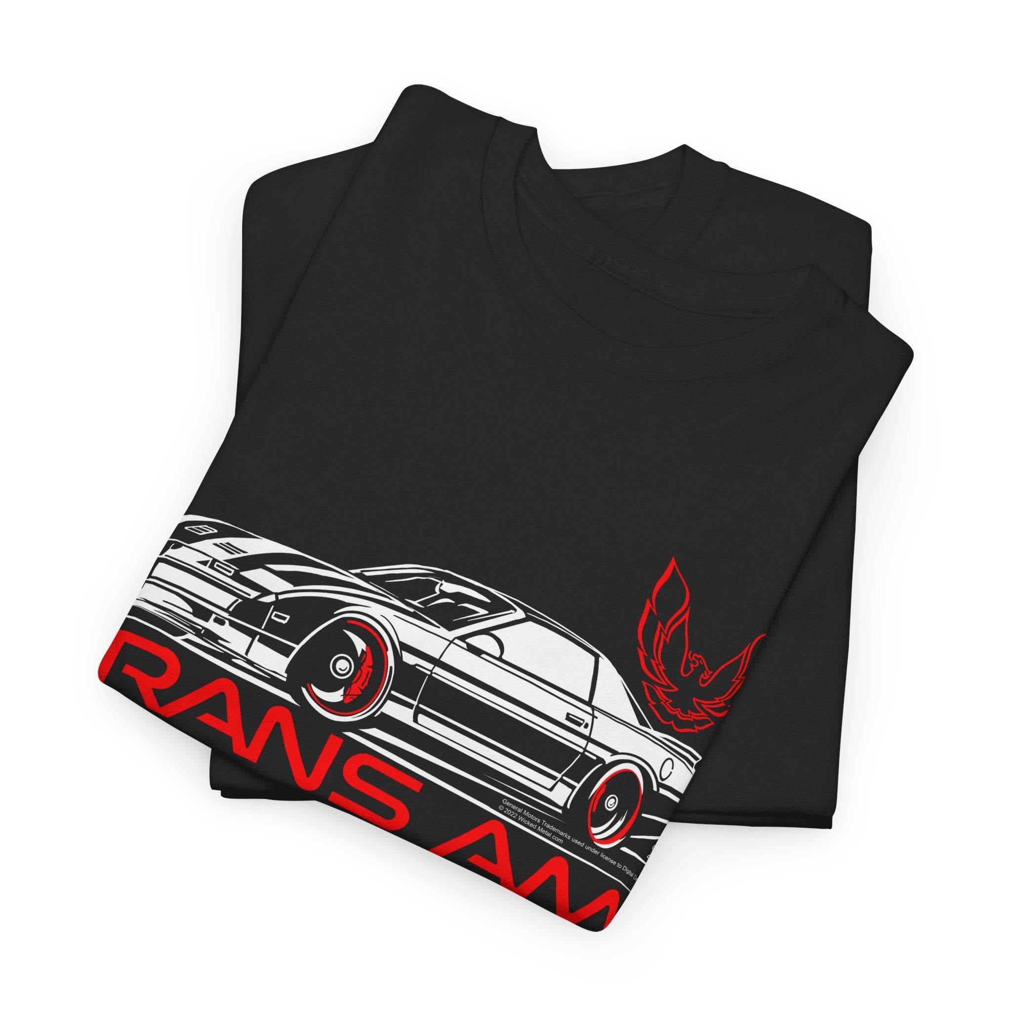 1985 - 1990 Trans Am Stylized - 4th Gen Trans Am Muscle Car Shirt - Wicked Metal