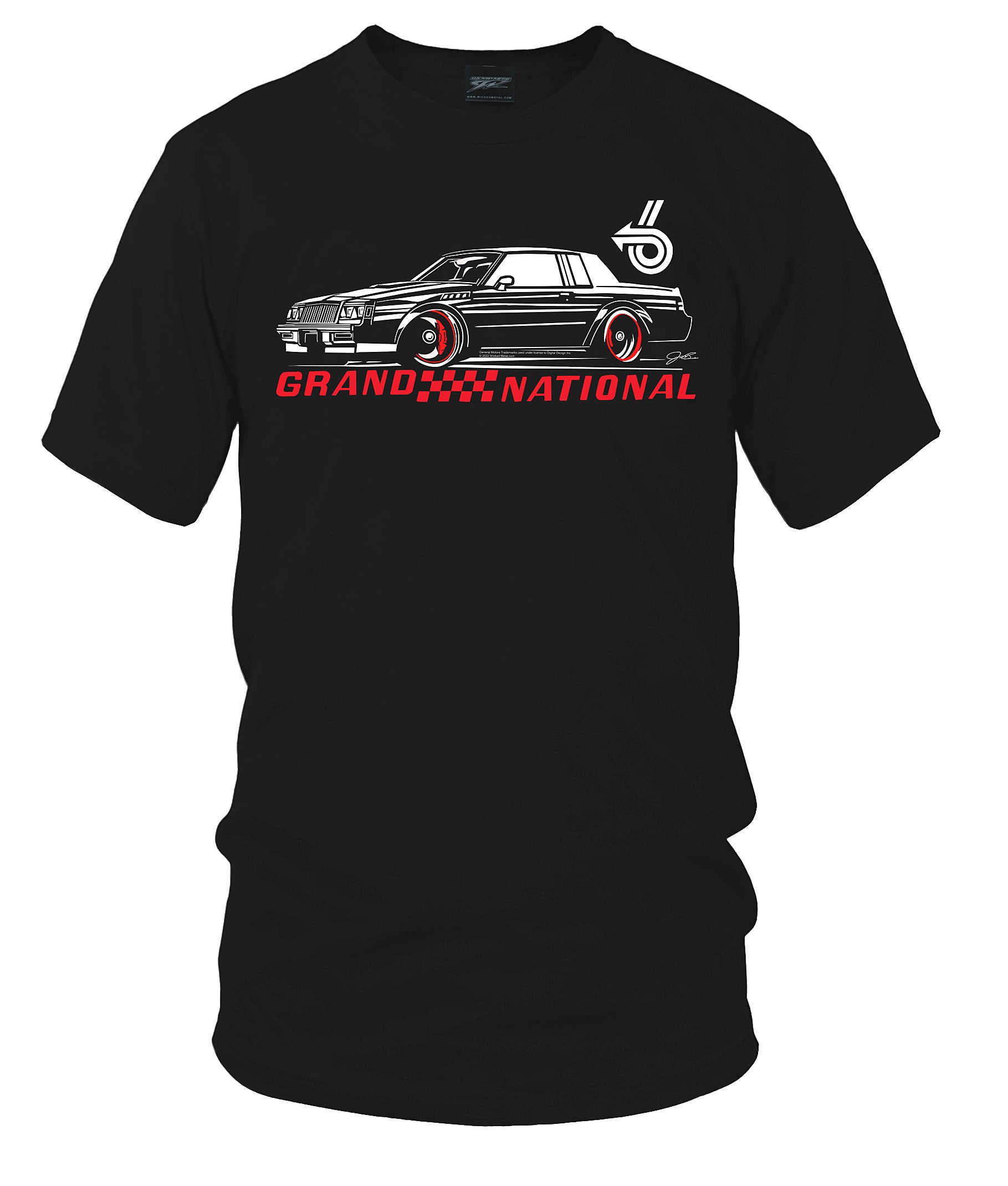Grand National Stylized Shirt - Muscle Car T-Shirt - 1987 Grand National