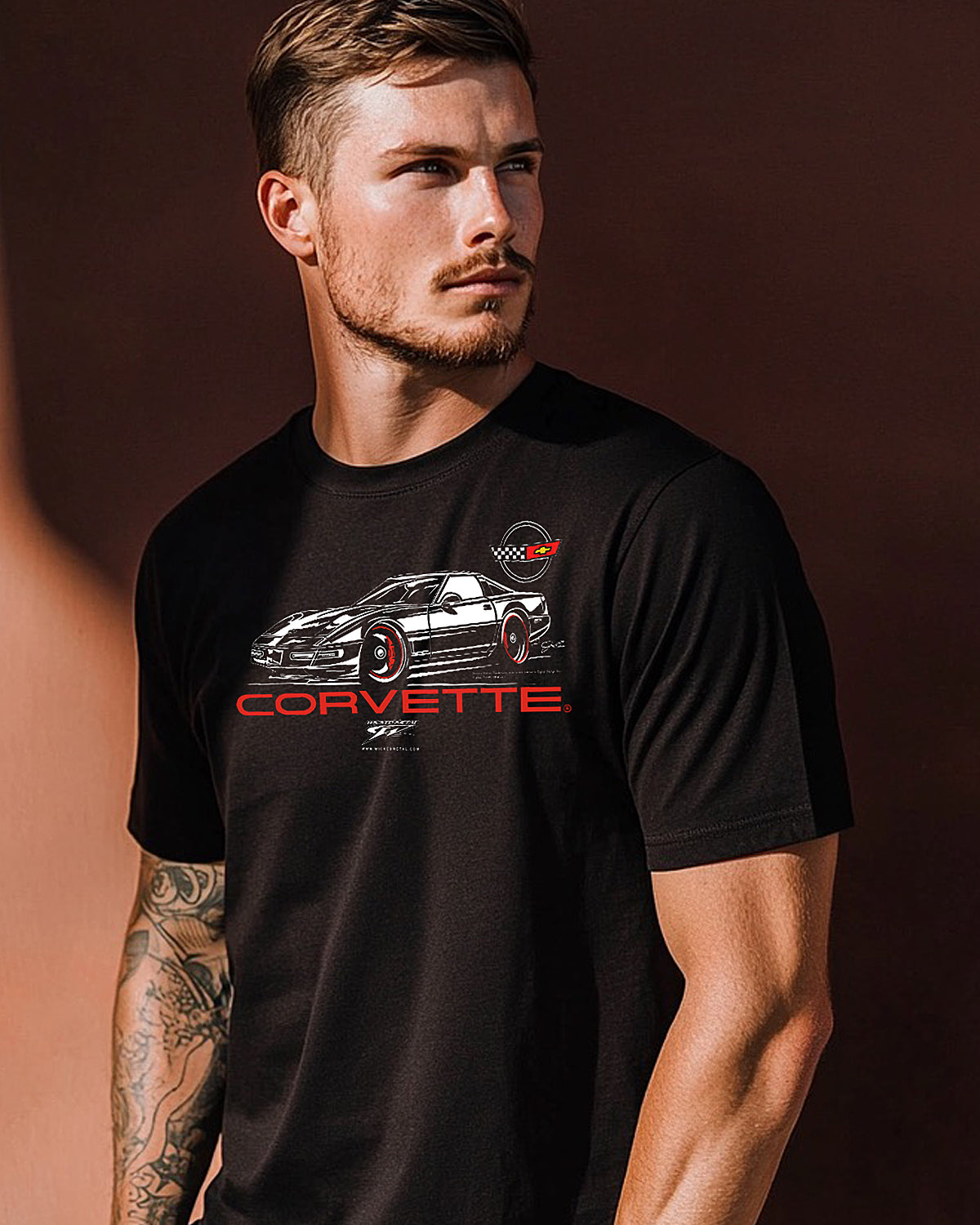 Corvette c4 91-96 Stylized - C4 Corvette Stylized shirt