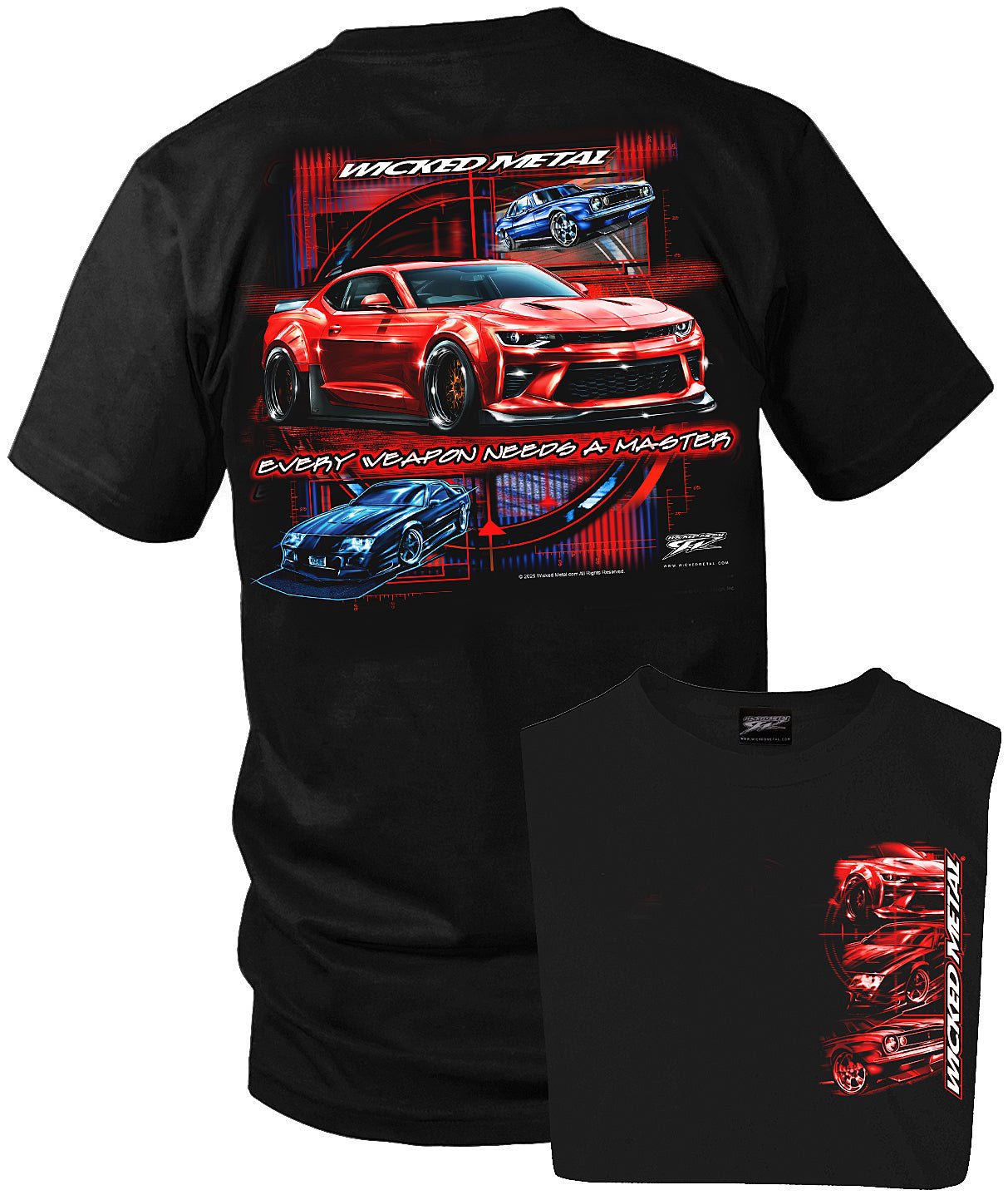 Camaro Every Weapon ZL1 6th Gen - 2016 - 2023 ZL1 Camaro Weapon - Chevy Camaro t shirt - Wicked Metal - Wicked Metal