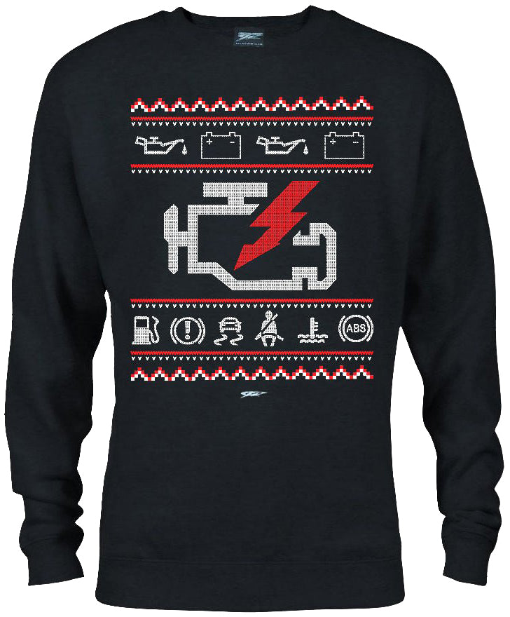 Check Engine Ugly Long Sleeve t-shirt Black - Wicked Metal