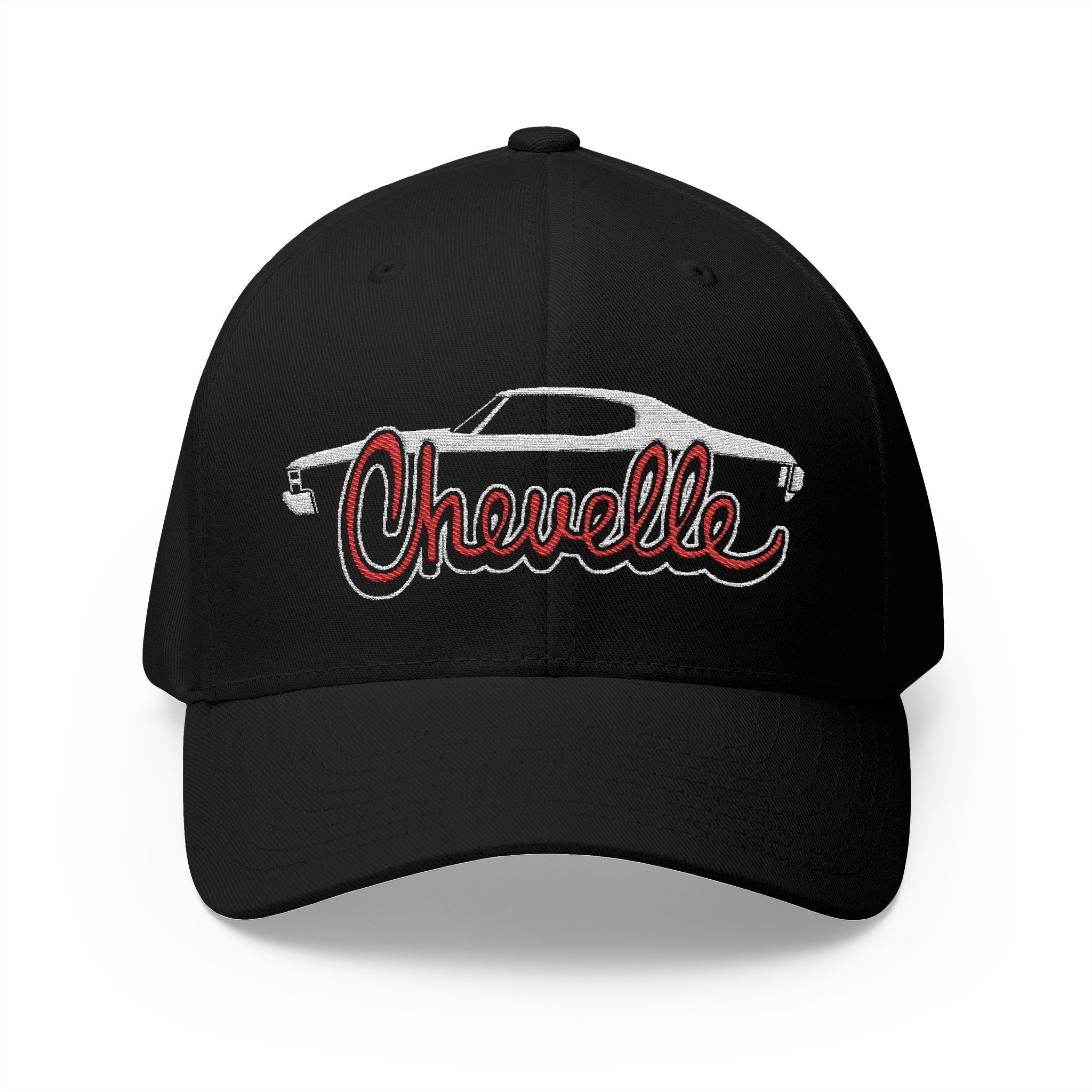 Chevelle Silhouette Closed - Back Structured Cap (Embroidery) - Chevelle hat - Wicked Metal