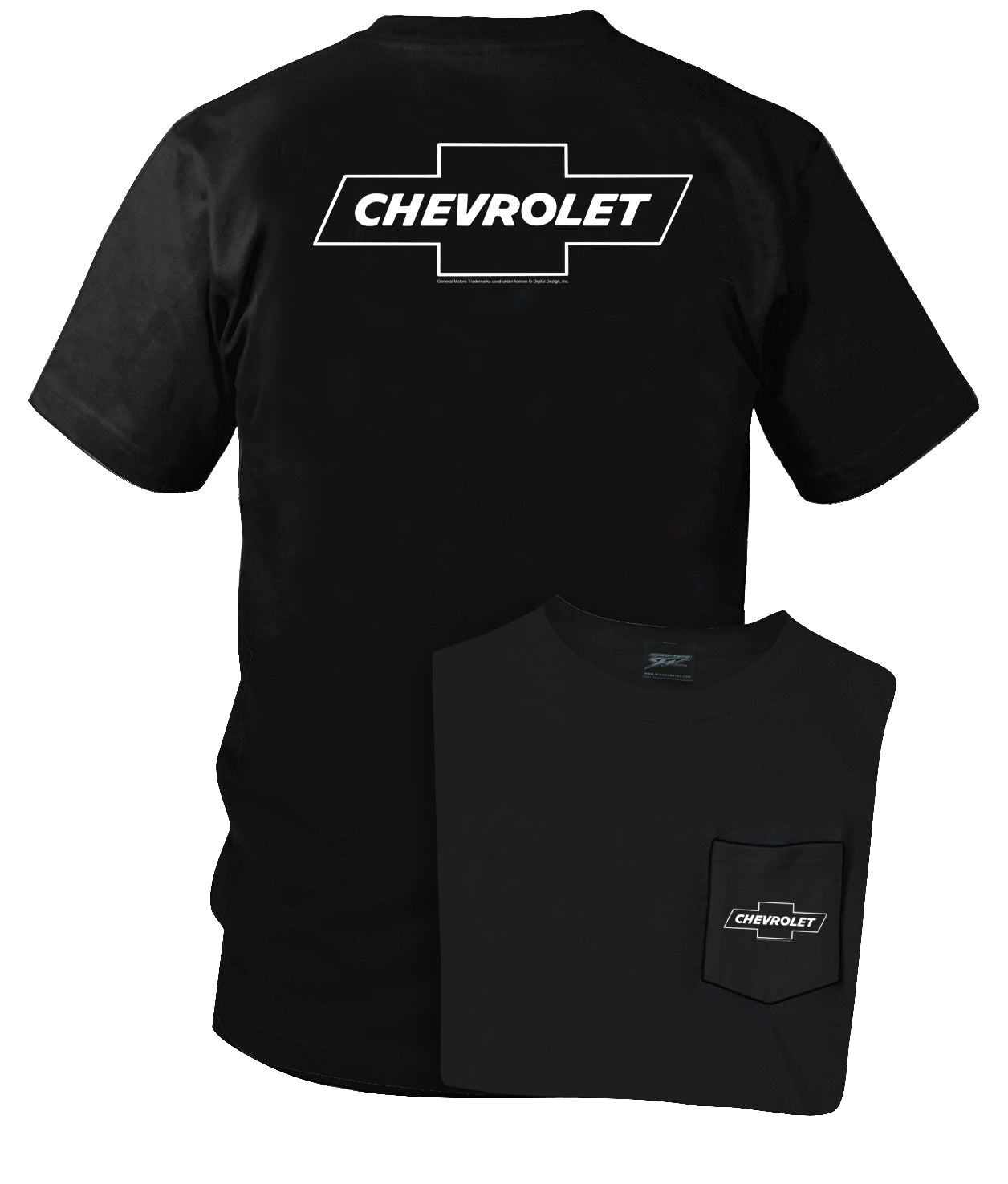 Chevy Bowtie SS t shirt logo - Pocket