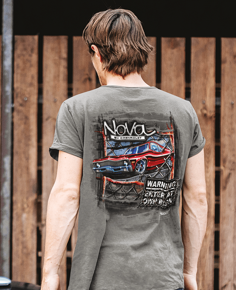 Chevy Nova Warning - Muscle Car Shirt - Wicked Metal