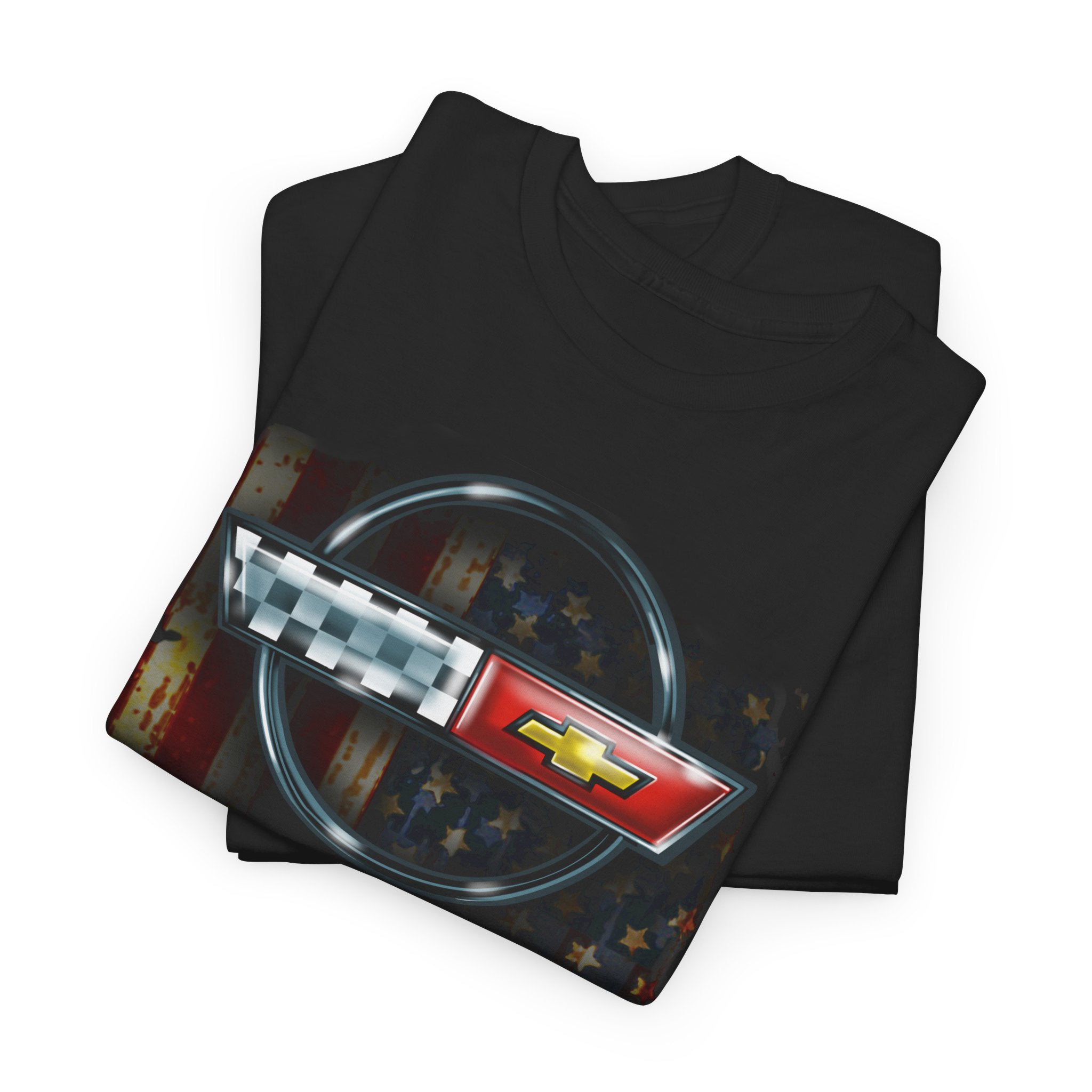 Corvette c4 Flag - Corvette C4 Flag logo shirt - Wicked Metal