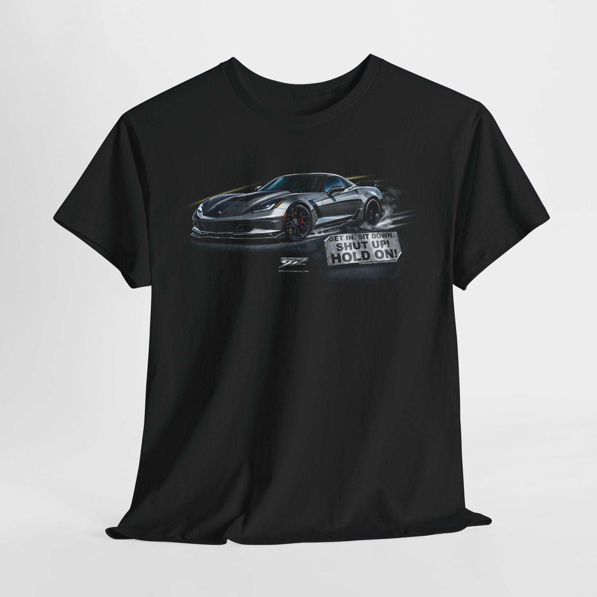 Corvette c7 Get In, Hold On - C7 Corvette t-shirt - Wicked Metal