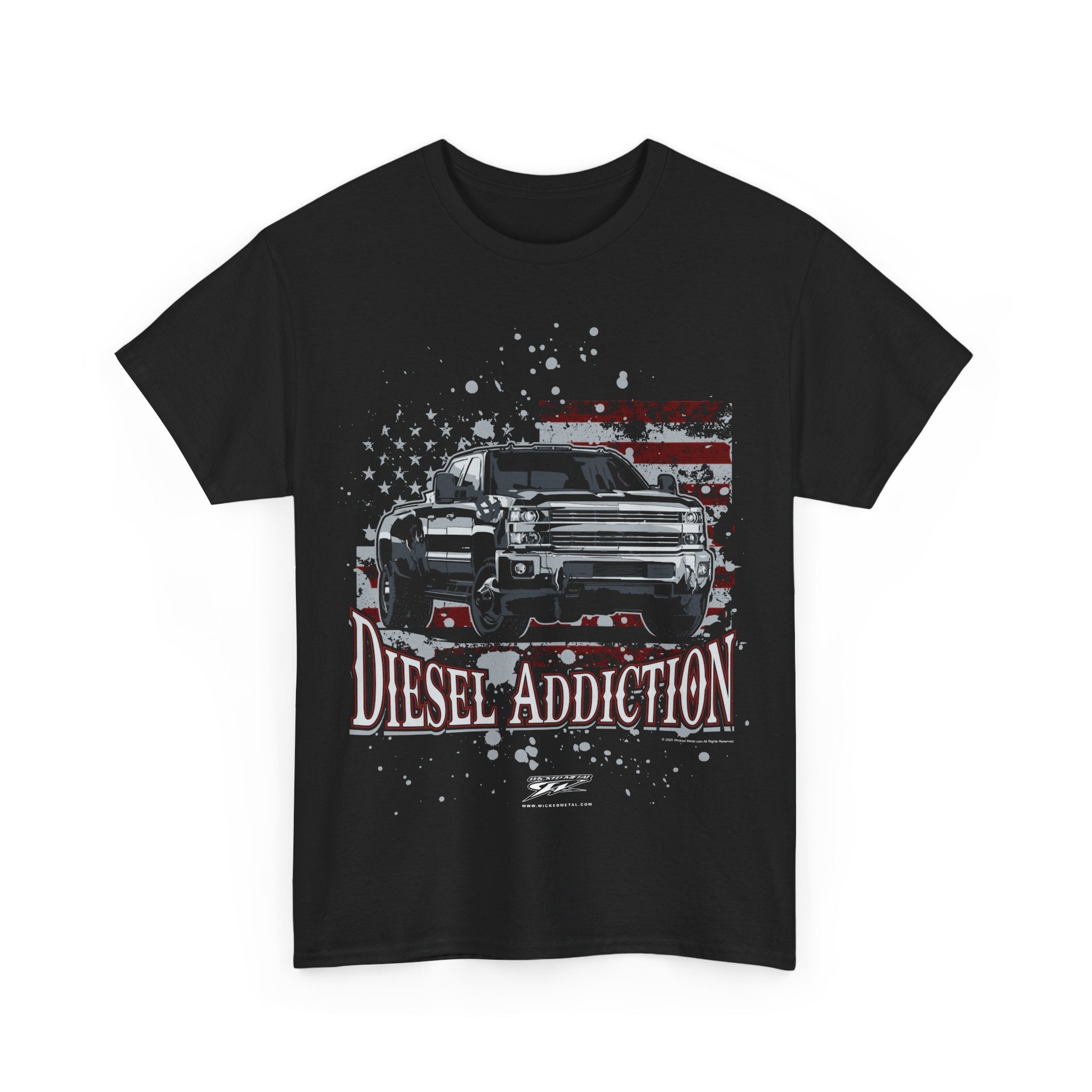 Diesel Addiction - Diesel Truck T-Shirt - Diesel addict t - Shirt - Wicked Metal