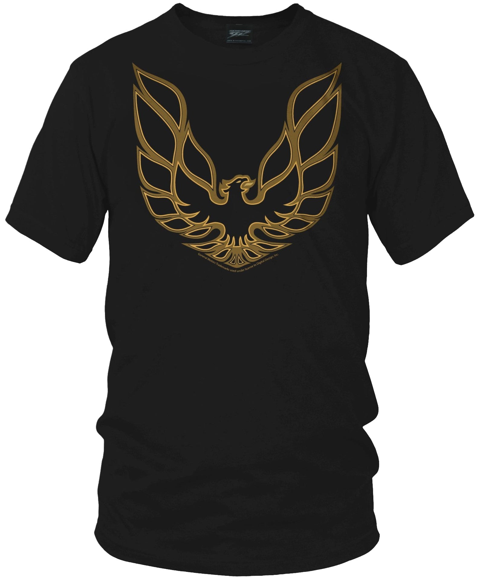 Firebird Trans Am hood emblem t shirt Black - Muscle Car Shirt