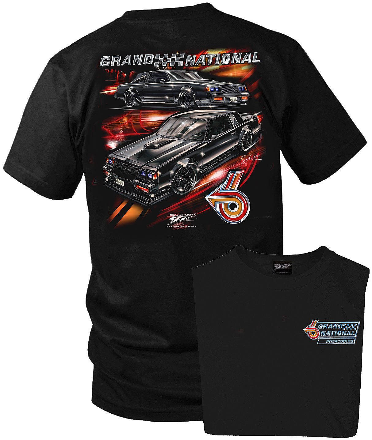 Grand National Nightlife Shirt - Muscle Car T-Shirt - 1987 Grand National - Wicked Metal