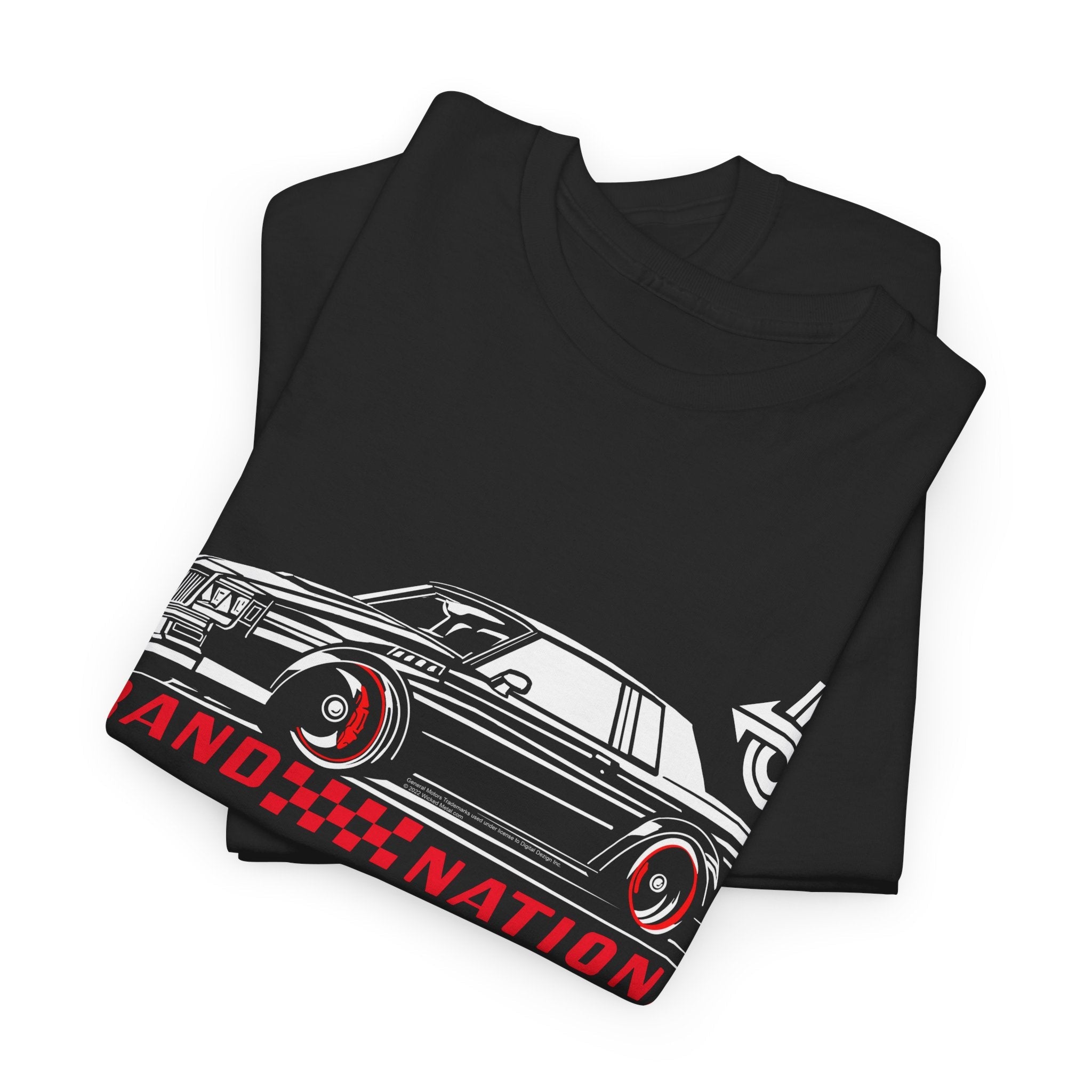 Grand National Stylized Shirt - Muscle Car T-Shirt - 1987 Grand National - Wicked Metal