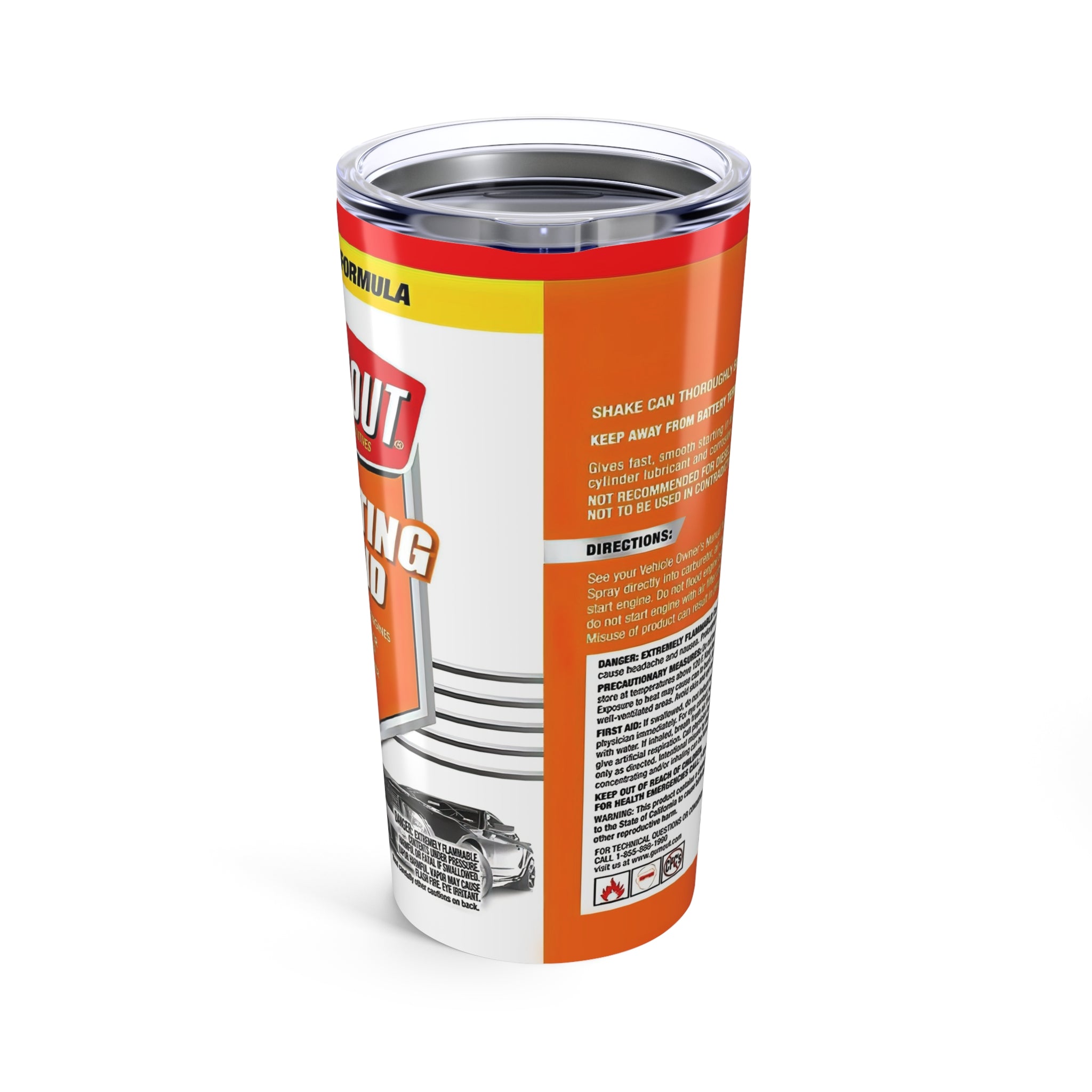 GumOut Starting Fluid Tumbler 20oz - Wicked Metal