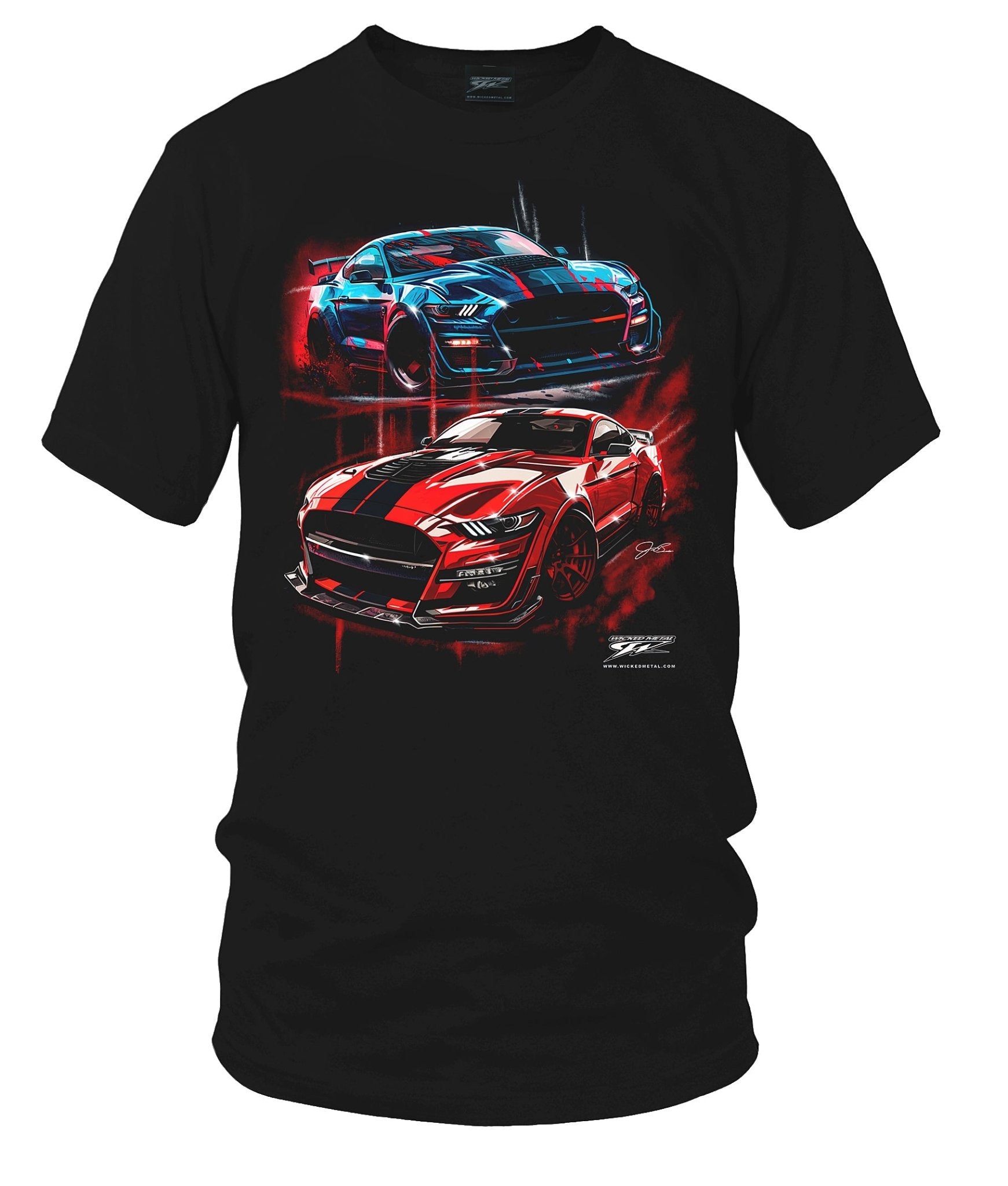 Mustang 6th Gen Shirt - 2016 - 2020 Mustang GT350 T-Shirts - Wicked Metal