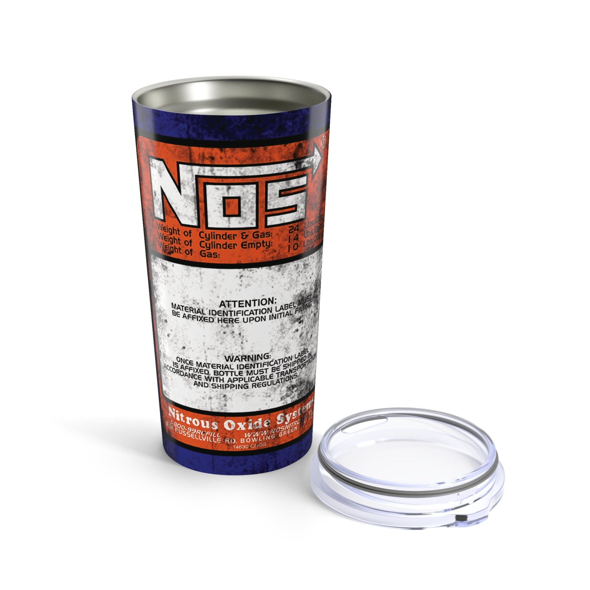 NOS Tumbler 20oz - Wicked Metal