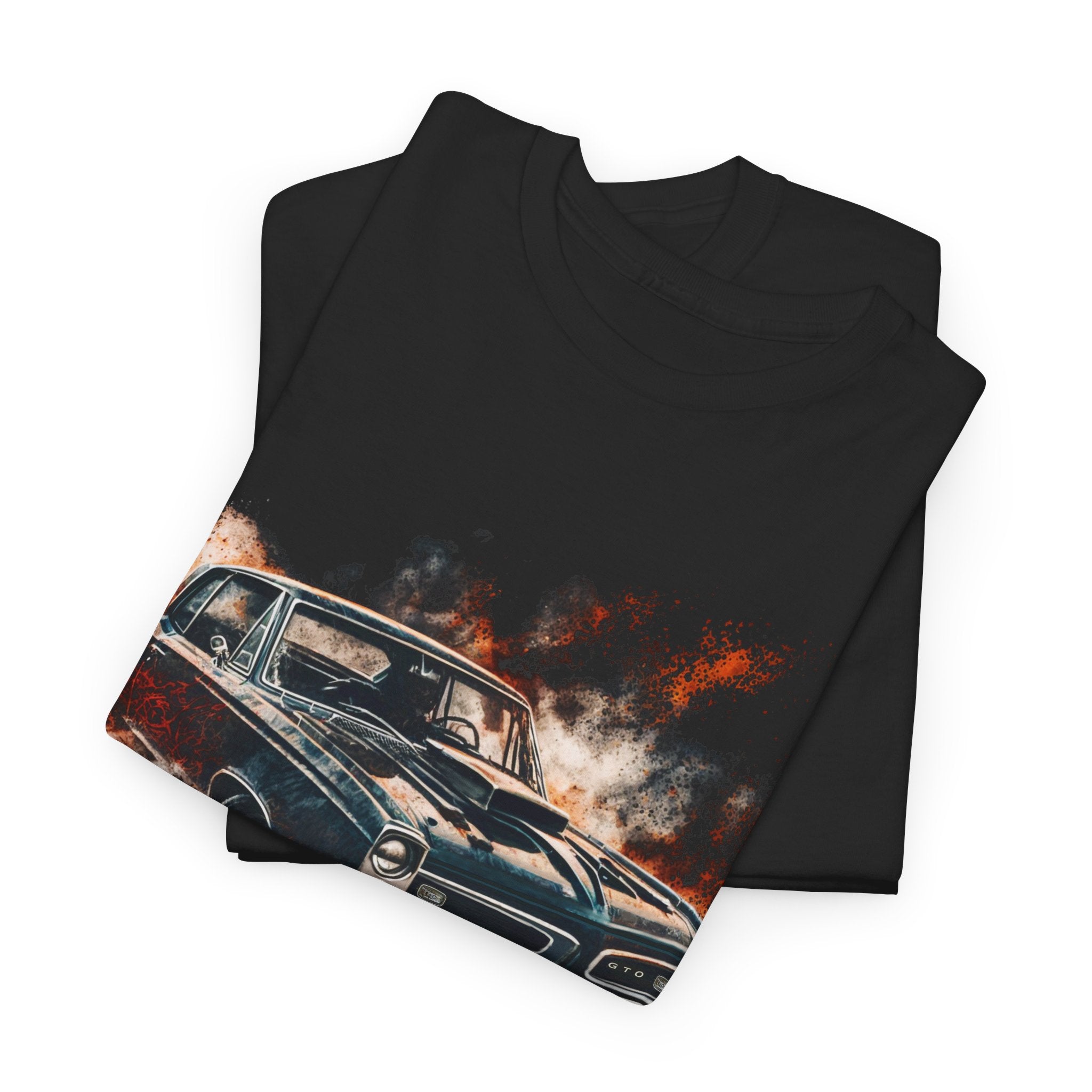 Pontiac 1966 GTO Distressed Shirt - Muscle Car T-Shirt - 1966 GTO - Wicked Metal