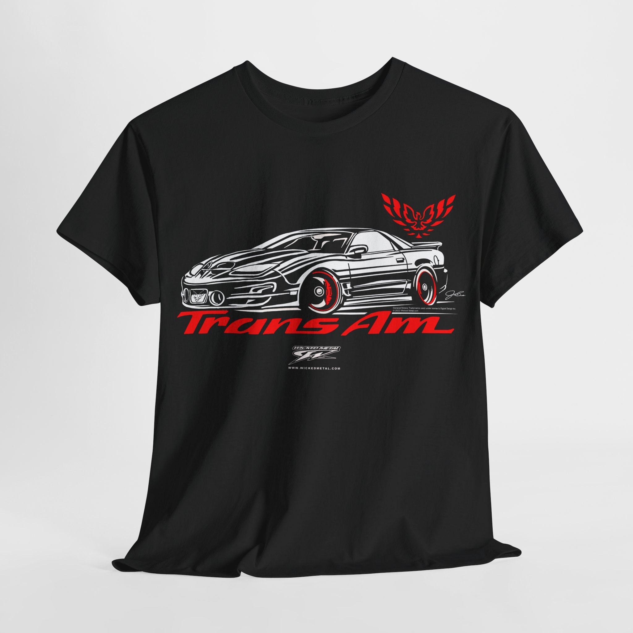 Trans Am Stylized, 1998 - 2002 - 4th Gen Trans Am Muscle Car Shirt - Wicked Metal