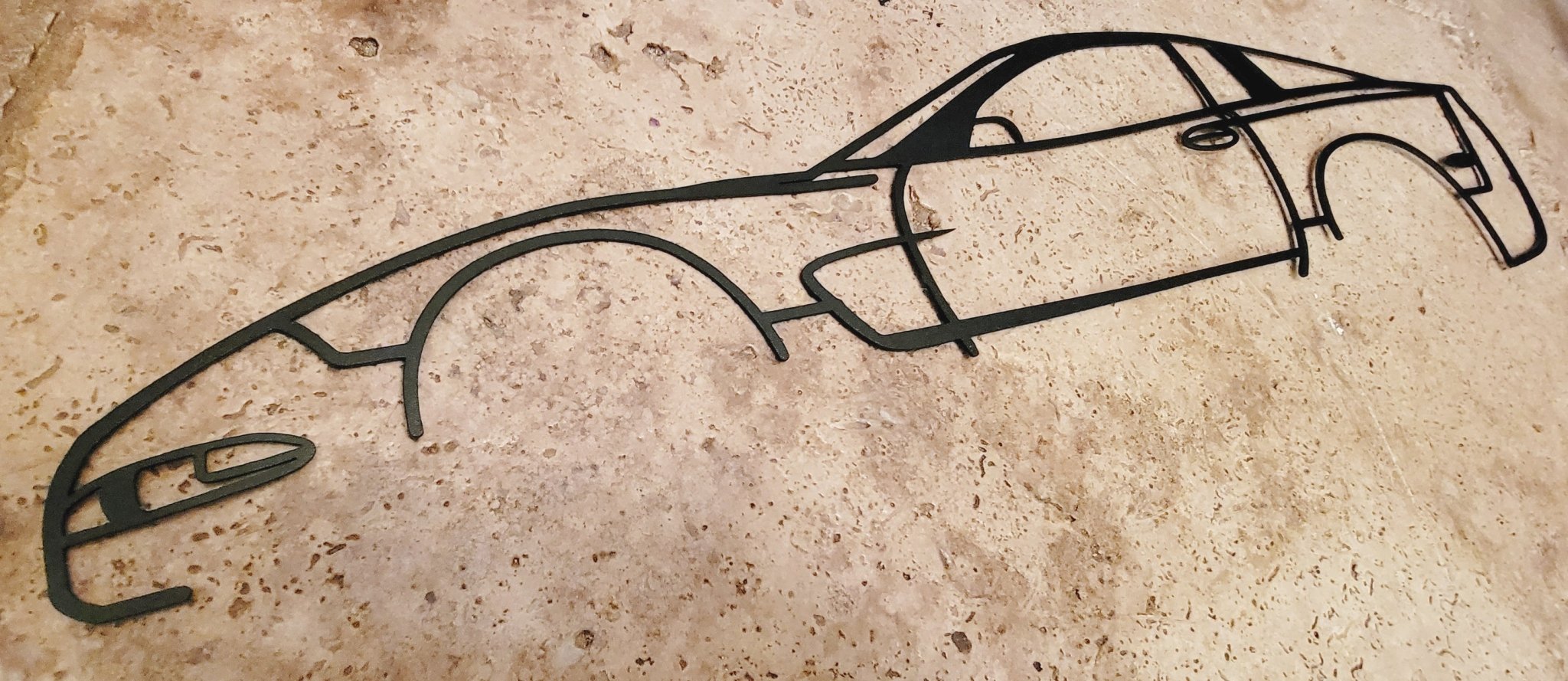 C5 Corvette Automotive Metal Wall art - Wicked Metal