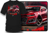 Camaro ZL1 Red Splash 5th Gen Stylized - 2010s ZL1 Camaro - Chevy Camaro t shirt - Wicked Metal - Wicked Metal