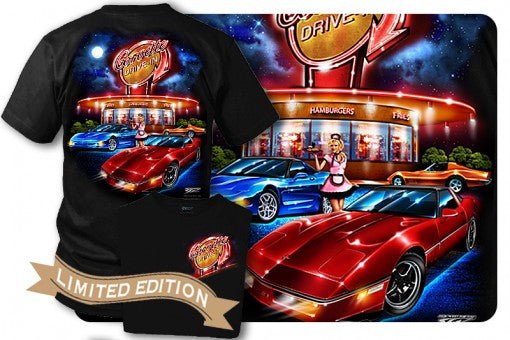 Corvette Shirt - Corvette C5 - C4 - C3 - Drive-In - SOLD OUT - Wicked Metal
