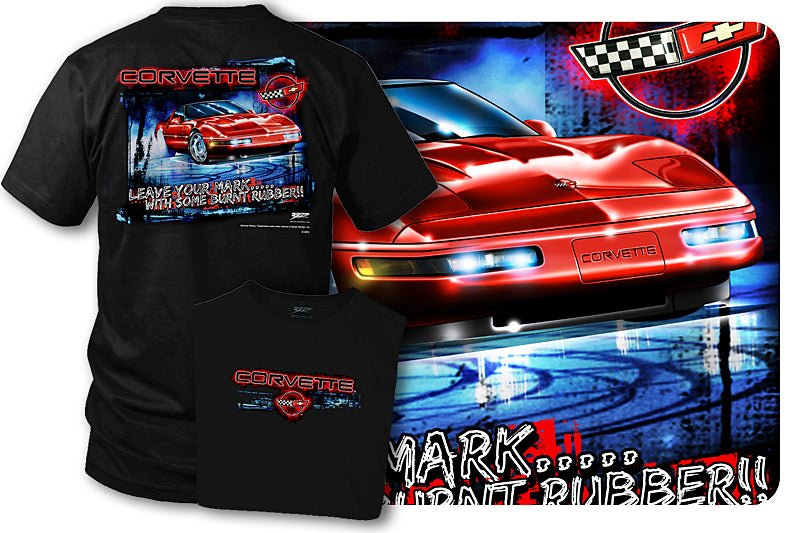 Corvette Shirt - Leave Your Mark - Corvette C4 shirt - Wicked Metal