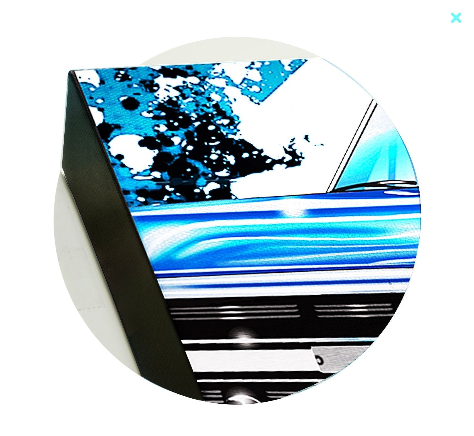 GTR in the city, GTR Car wall art - garage art - Wicked Metal