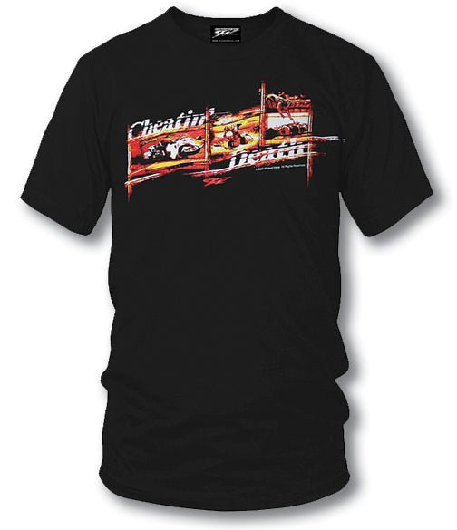 Sport bike shirts - Cheatin Death (Black) - Wicked Metal