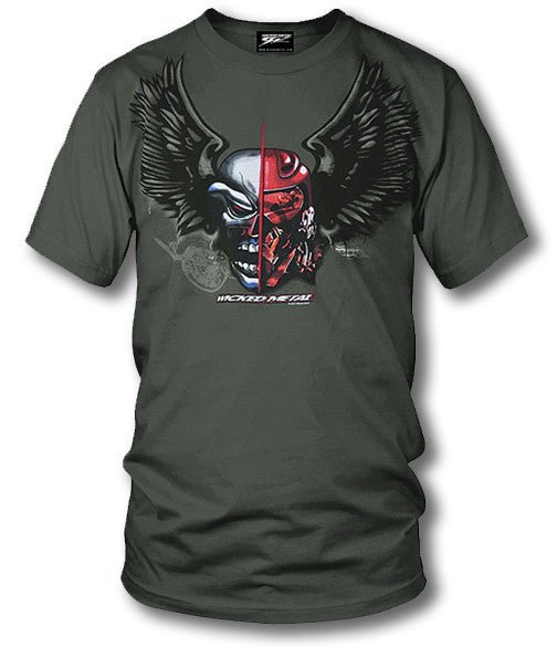 Sport bike shirts - Fighter Pilot (OD Green) - Wicked Metal