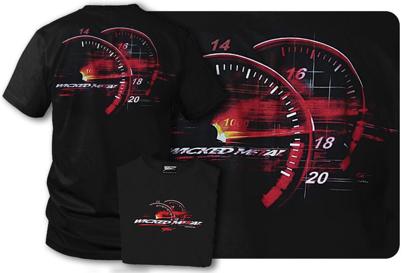 Sport bike shirts - Harder & Faster - Wicked Metal
