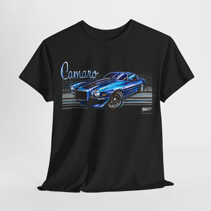 1971 Camaro - Stripes - Chevy Camaro t shirt - Wicked Metal