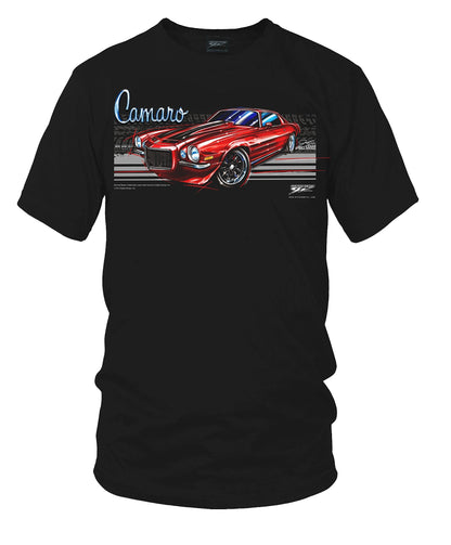 1971 Camaro - Stripes - Chevy Camaro t shirt