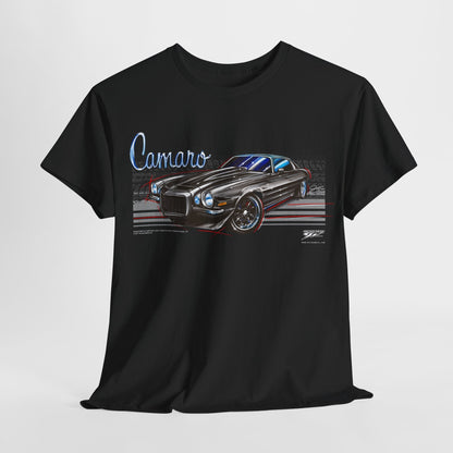 1971 Camaro - Stripes - Chevy Camaro t shirt - Wicked Metal