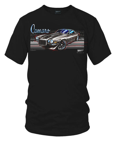 1971 Camaro - Stripes - Chevy Camaro t shirt