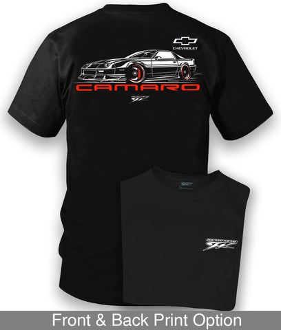 Image of Camaro 3rd Gen Stylized - 80s Camaro - Chevy Camaro t shirt - Wicked Metal