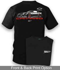 Camaro 3rd Gen Stylized - 80s Camaro - Chevy Camaro t shirt - Wicked Metal