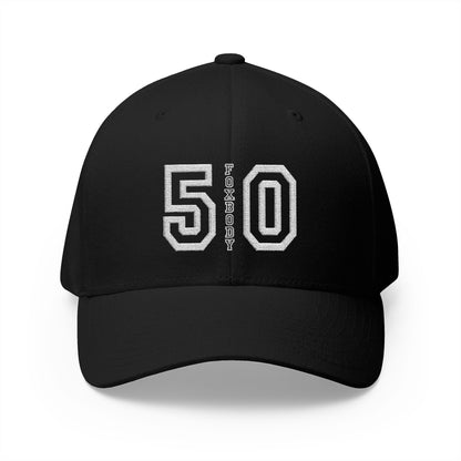 5.0 Mustang FoxBody Closed - Back Structured Cap (Embroidery) - Mustang FoxBody hat - Wicked Metal