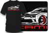 6th Gen Camaro Stylized - Chevy Camaro t shirt - Wicked Metal