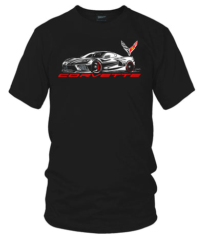 Image of Corvette c8 Stylized  - Corvette C8 Stylized shirt