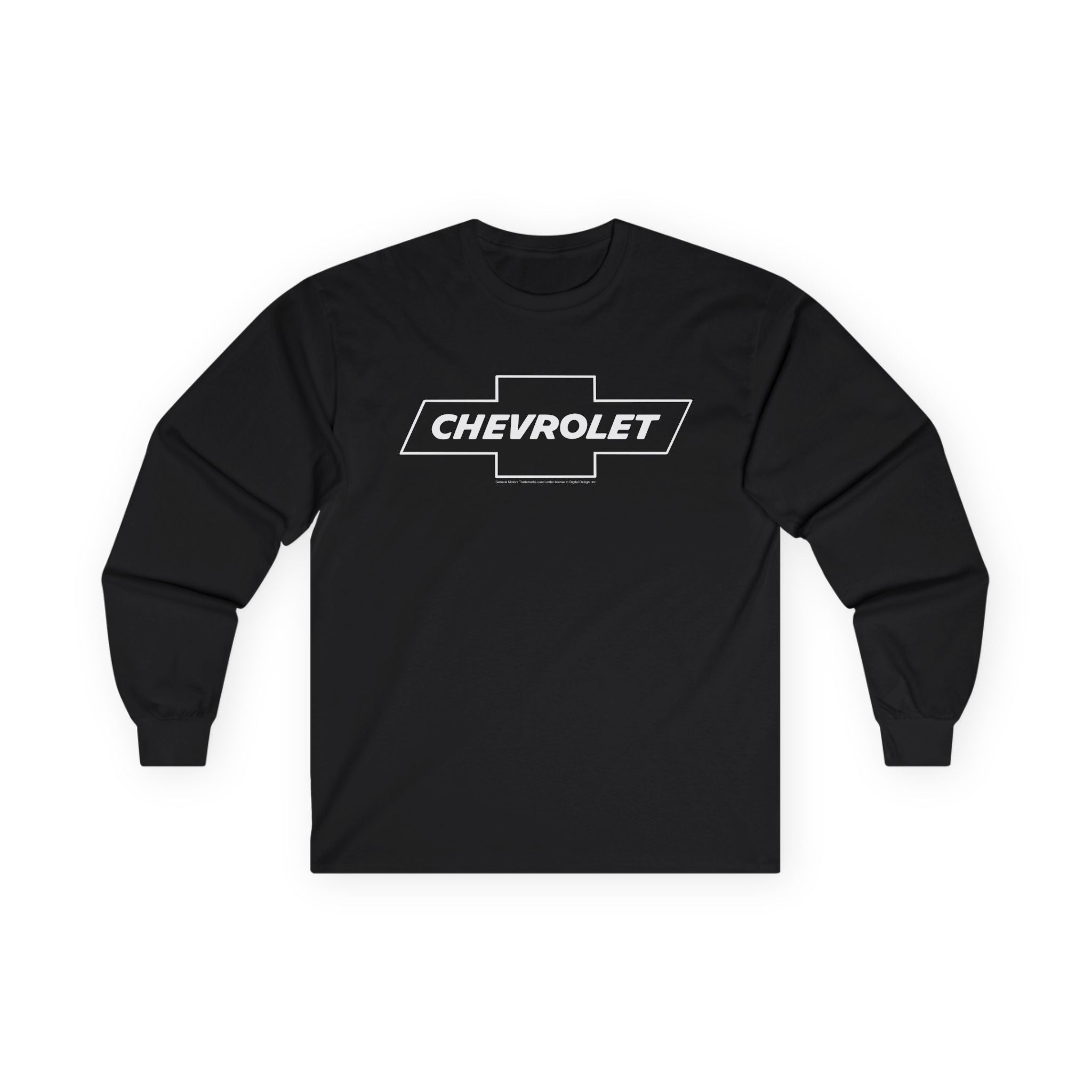 Chevy Bowtie LS t shirt logo - Black - Wicked Metal