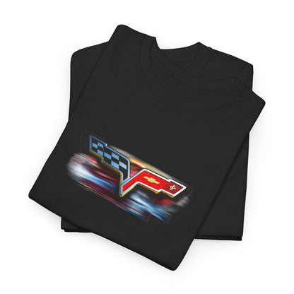 Corvette c6 Red Blur - Corvette C6 Red Blur T-Shirt - Wicked Metal
