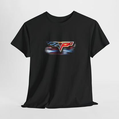 Corvette c6 Red Blur - Corvette C6 Red Blur T-Shirt - Wicked Metal
