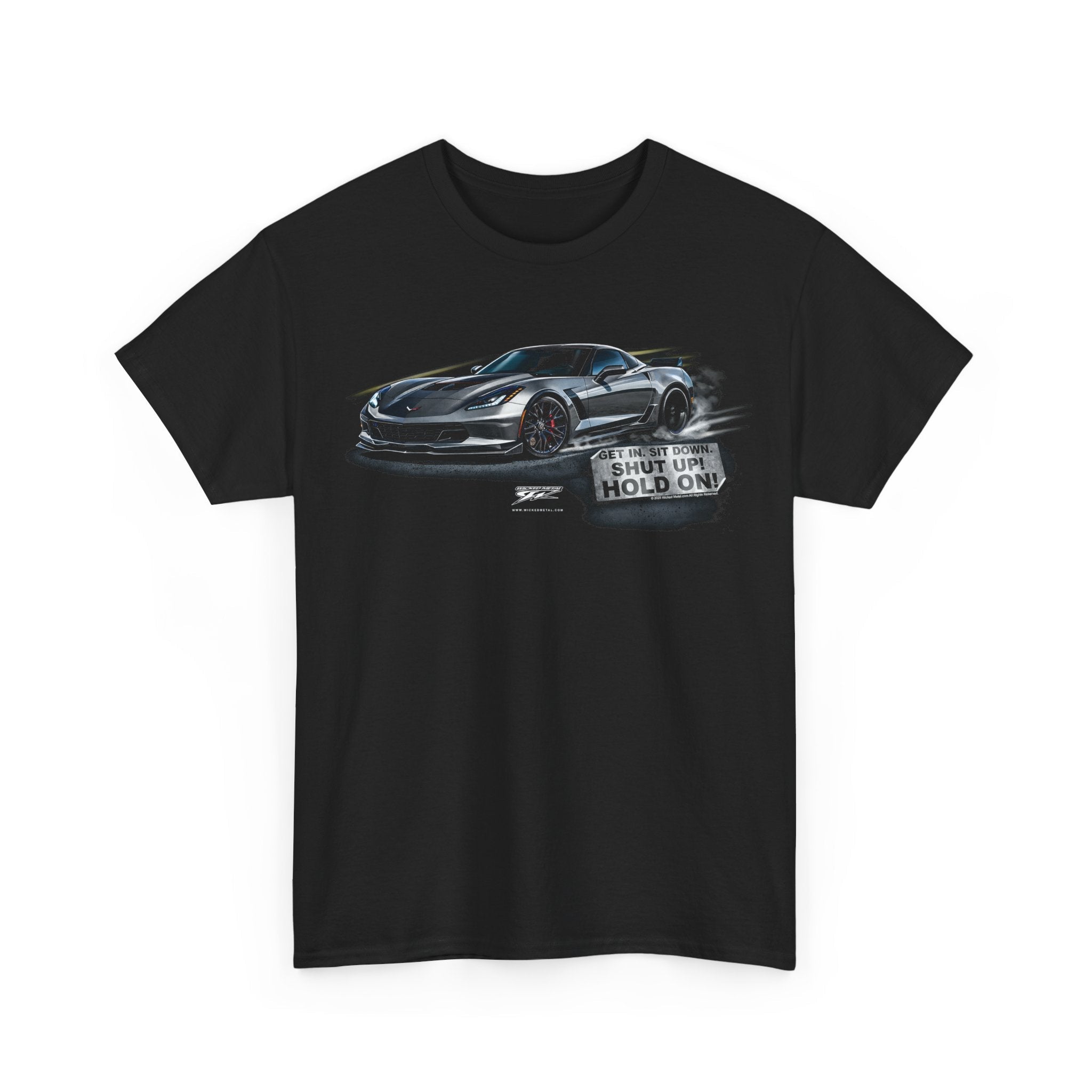 Corvette c7 Get In, Hold On - C7 Corvette t-shirt - Wicked Metal