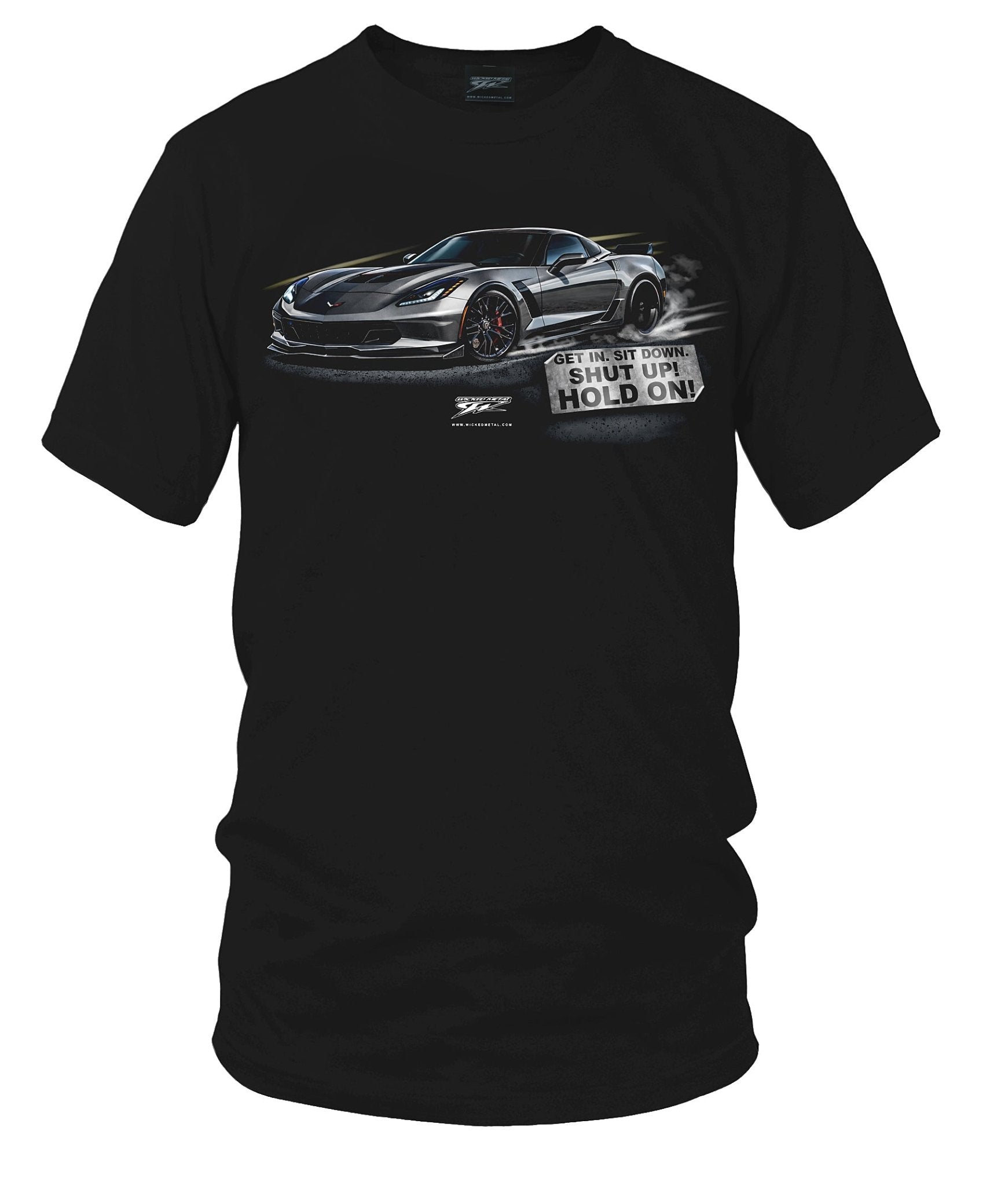 Corvette c7 Get In, Hold On - C7 Corvette t-shirt - Wicked Metal