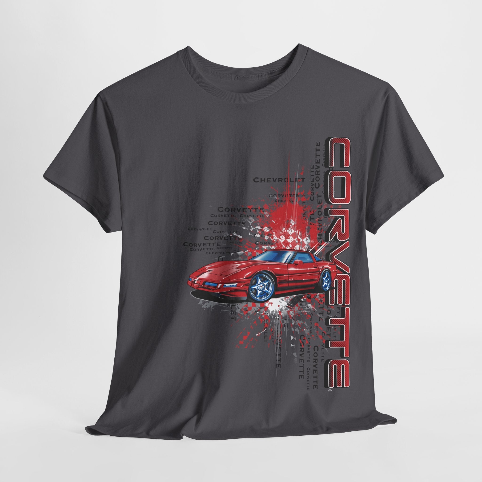 Corvette shirt - Burst - C4, Corvette ZR - 1, Corvette shirt - Wicked Metal