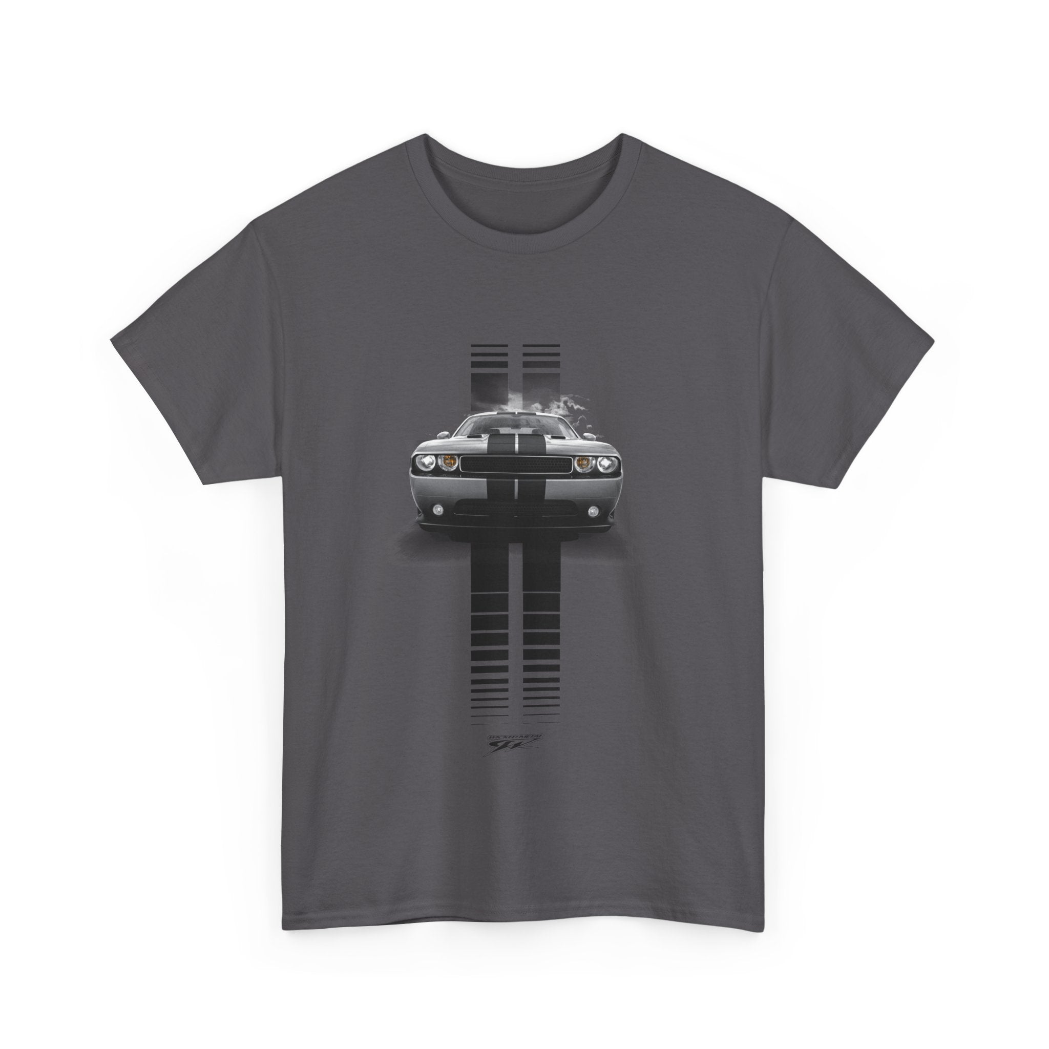 Dodge Challenger Stripes - Muscle Car T-Shirt - Challenger t - Shirt - Wicked Metal