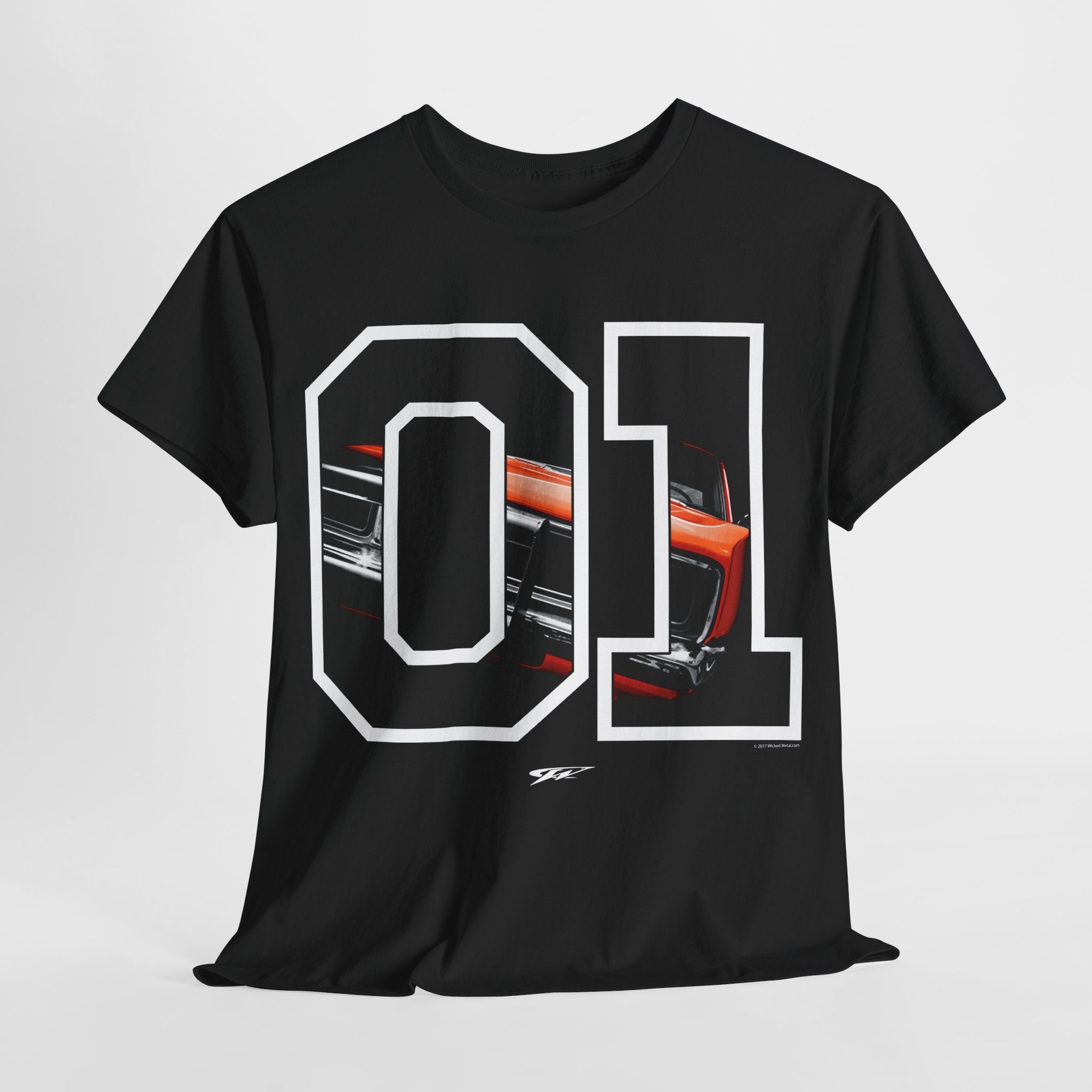 Dukes 01 Black t-shirt, Team Dukes, Dukes of Hazzard Style t-shirt Black - Wicked Metal - Wicked Metal