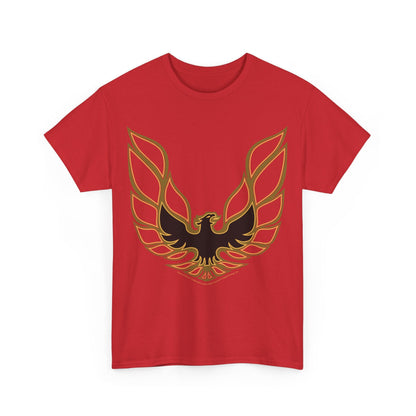 Firebird Trans Am t shirt hood decal - Red - Wicked Metal
