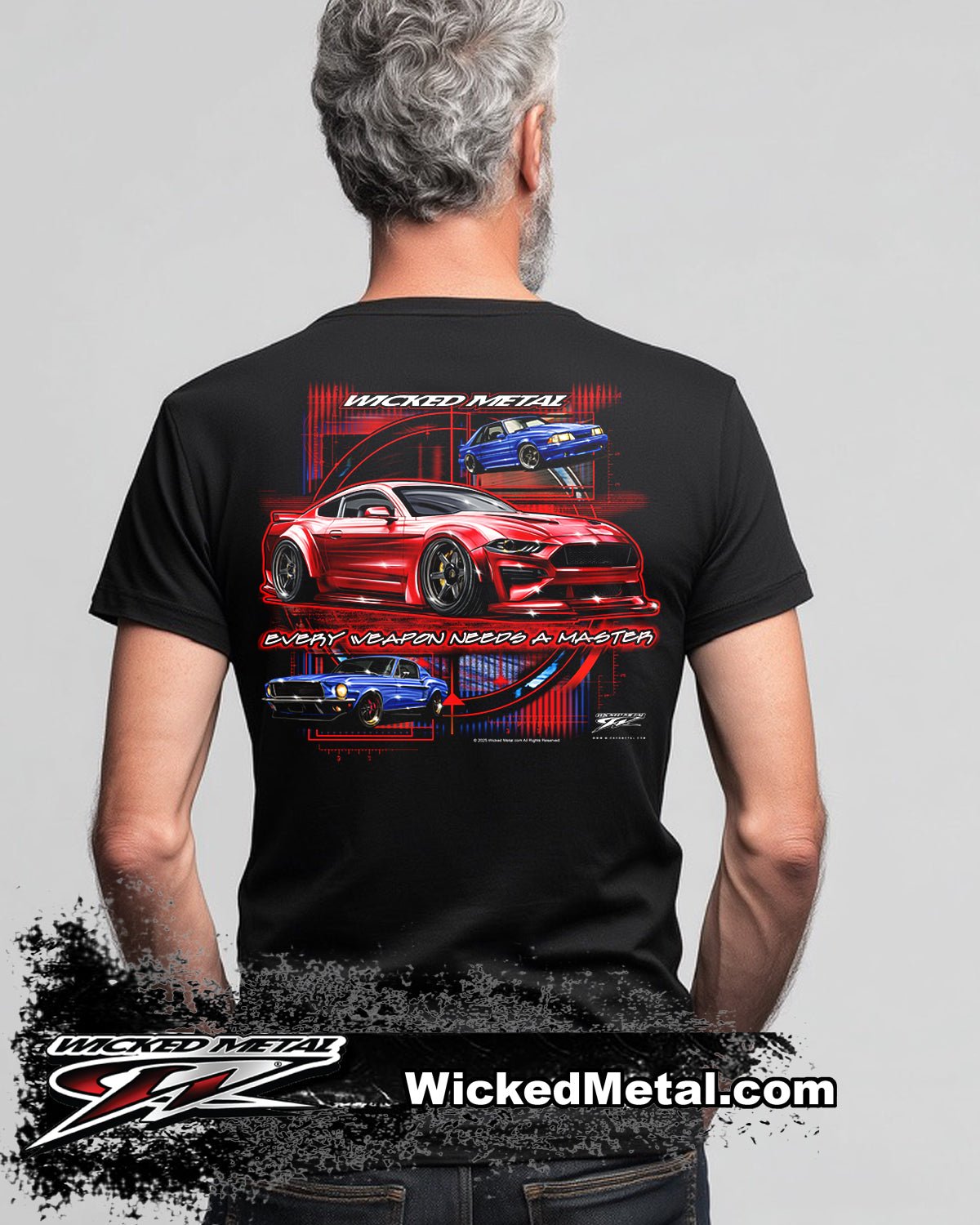 Mustang 7th Gen Every Weapon Shirt - 1st Gen Mustang, 3rd Gen Mustang, Mustang T-Shirts - Wicked Metal