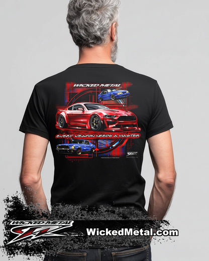 Mustang 7th Gen Every Weapon Shirt - 1st Gen Mustang, 3rd Gen Mustang, Mustang T-Shirts - Wicked Metal