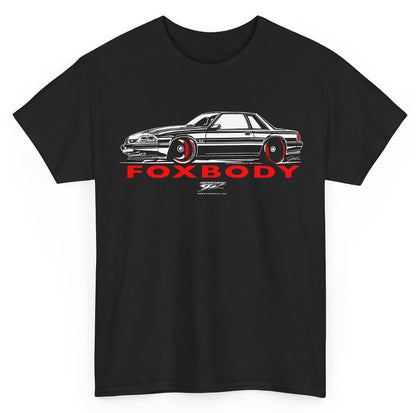 Mustang Foxbody Stylized t shirt - Wicked Metal - Wicked Metal
