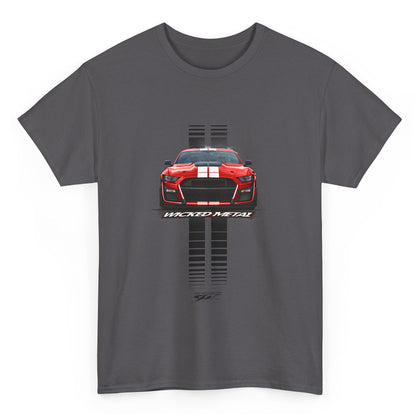 Mustang GT500 Stripes Shirt - 2020–2022 Mustang GT500 T-Shirts - Wicked Metal