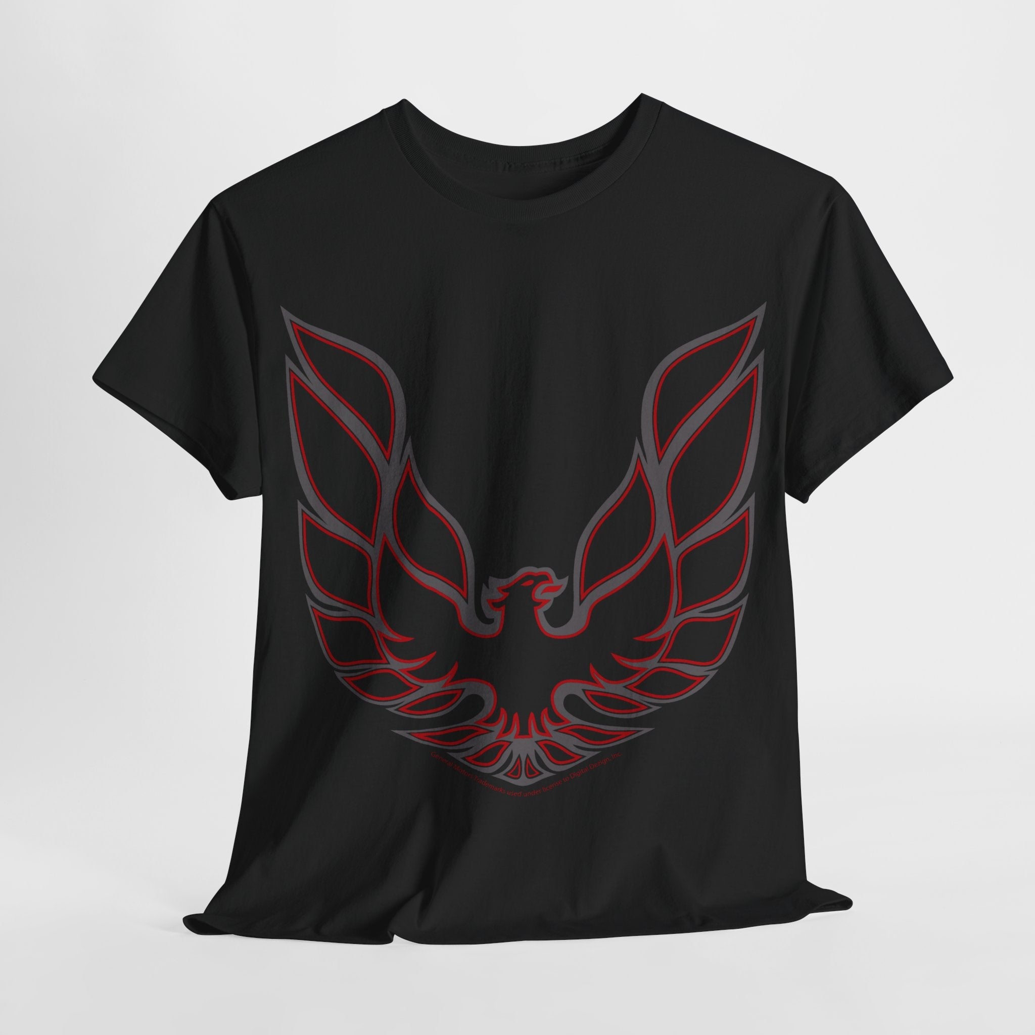 TA logo Grey & Red t shirt - Trans Am emblem - Muscle Car Shirt - Wicked Metal